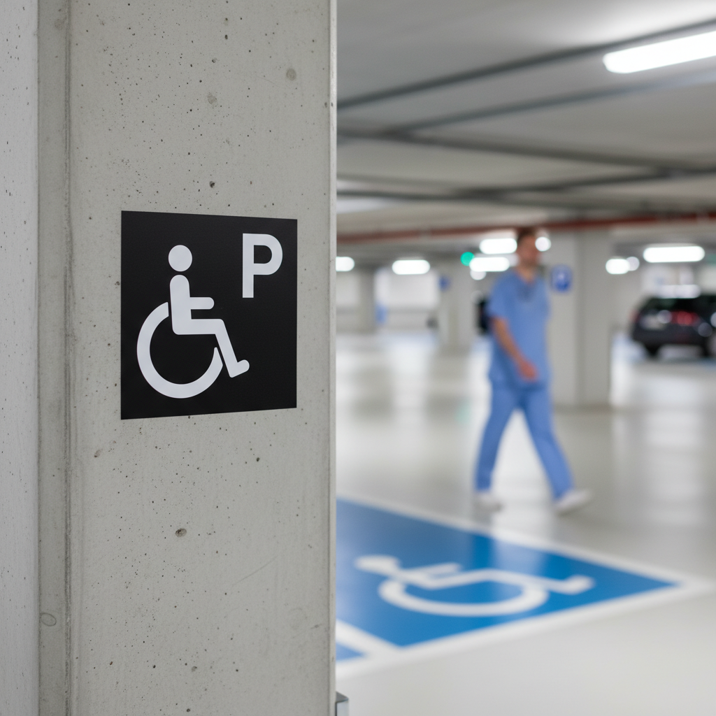 Handicap parkering skilt - Billede 4