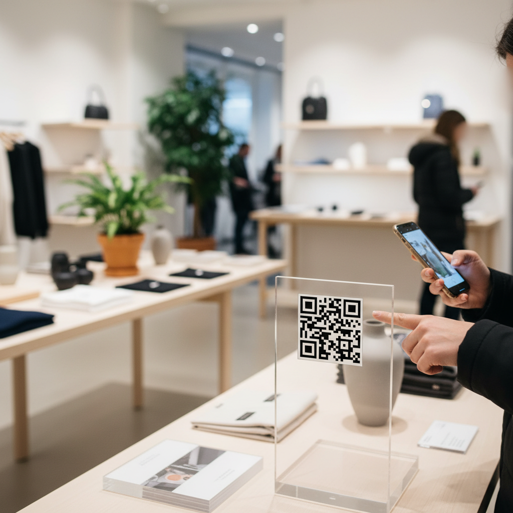 QR kode klistermærke - Billede 6