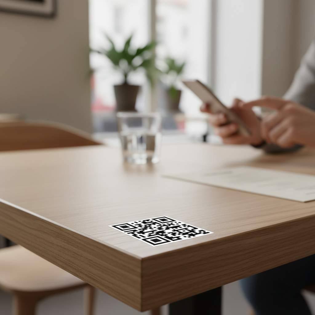 QR kode klistermærke - Billede 8