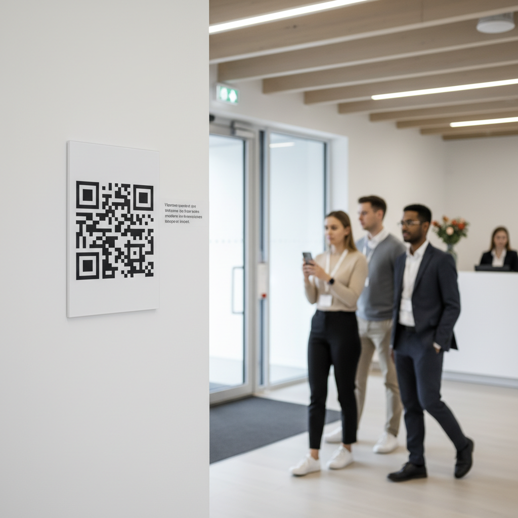 QR kode klistermærke - Billede 3