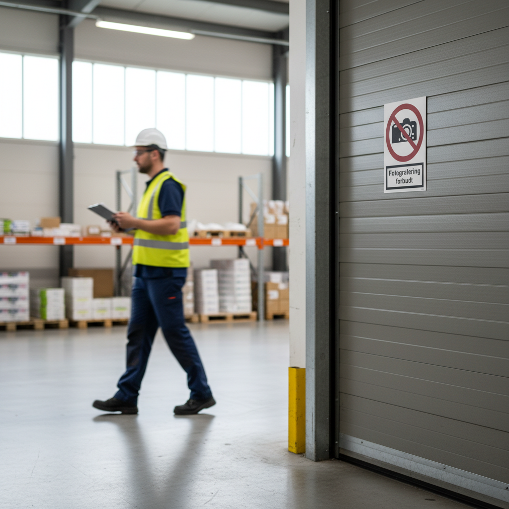 Fotografering forbudt skilt - Billede 4