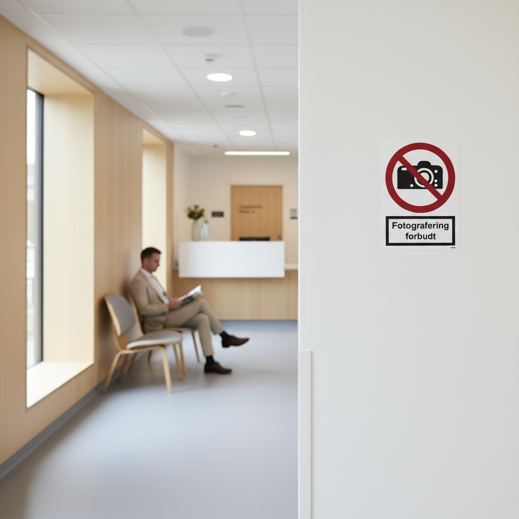 Fotografering forbudt skilt - Billede 5