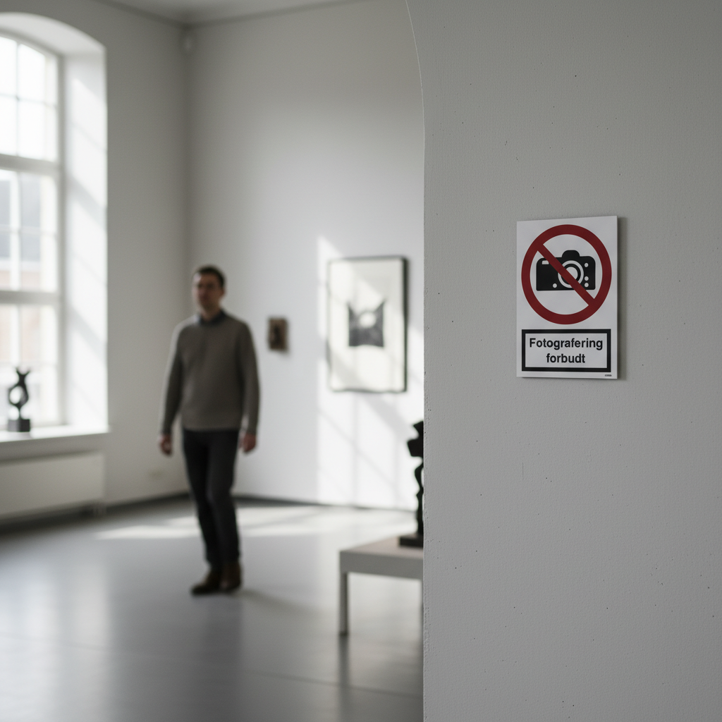 Fotografering forbudt skilt - Billede 3