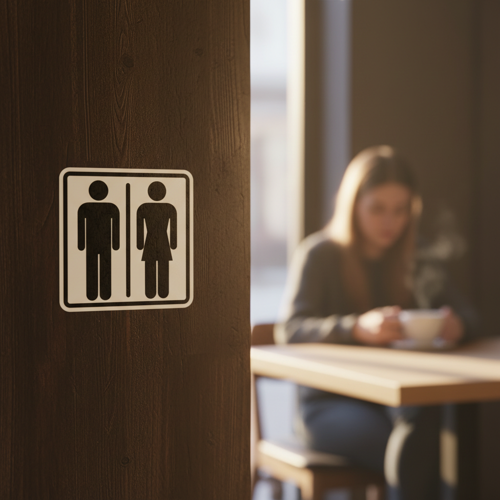 Toilet skilt - Billede 3