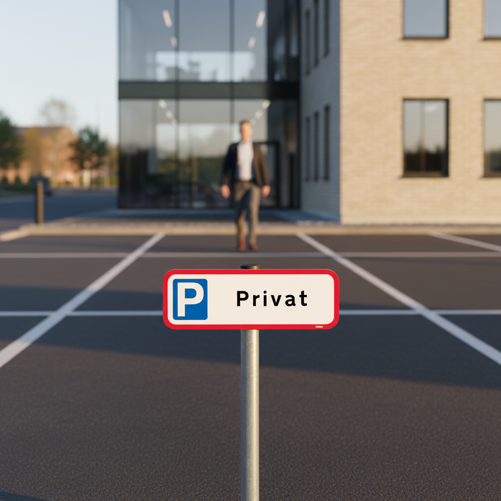 P Privat skilt - Billede 2