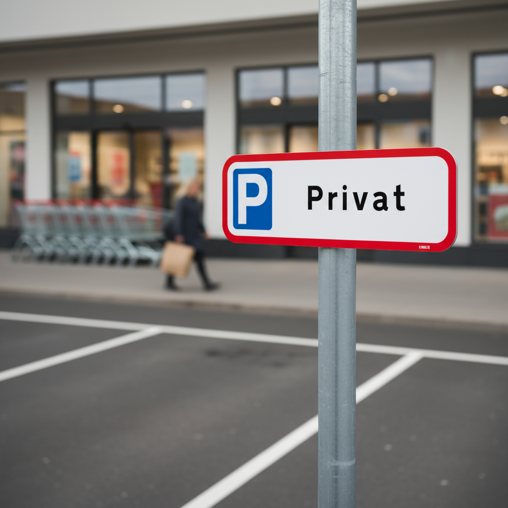 P Privat skilt - Billede 3
