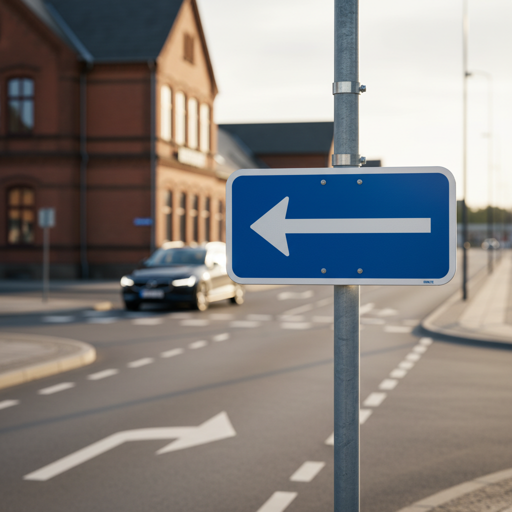 UD1 - Bane henvisning skilt - Billede 4