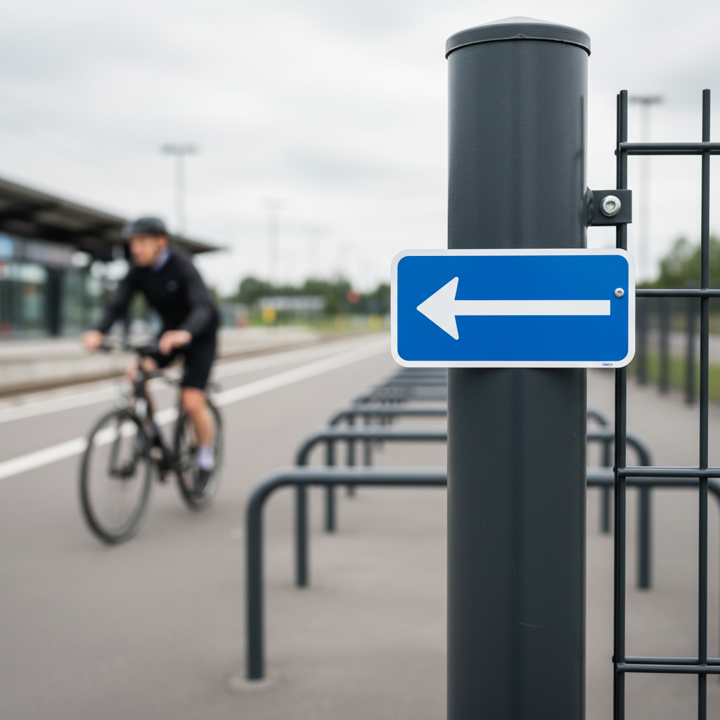 UD1 - Bane henvisning skilt - Billede 3