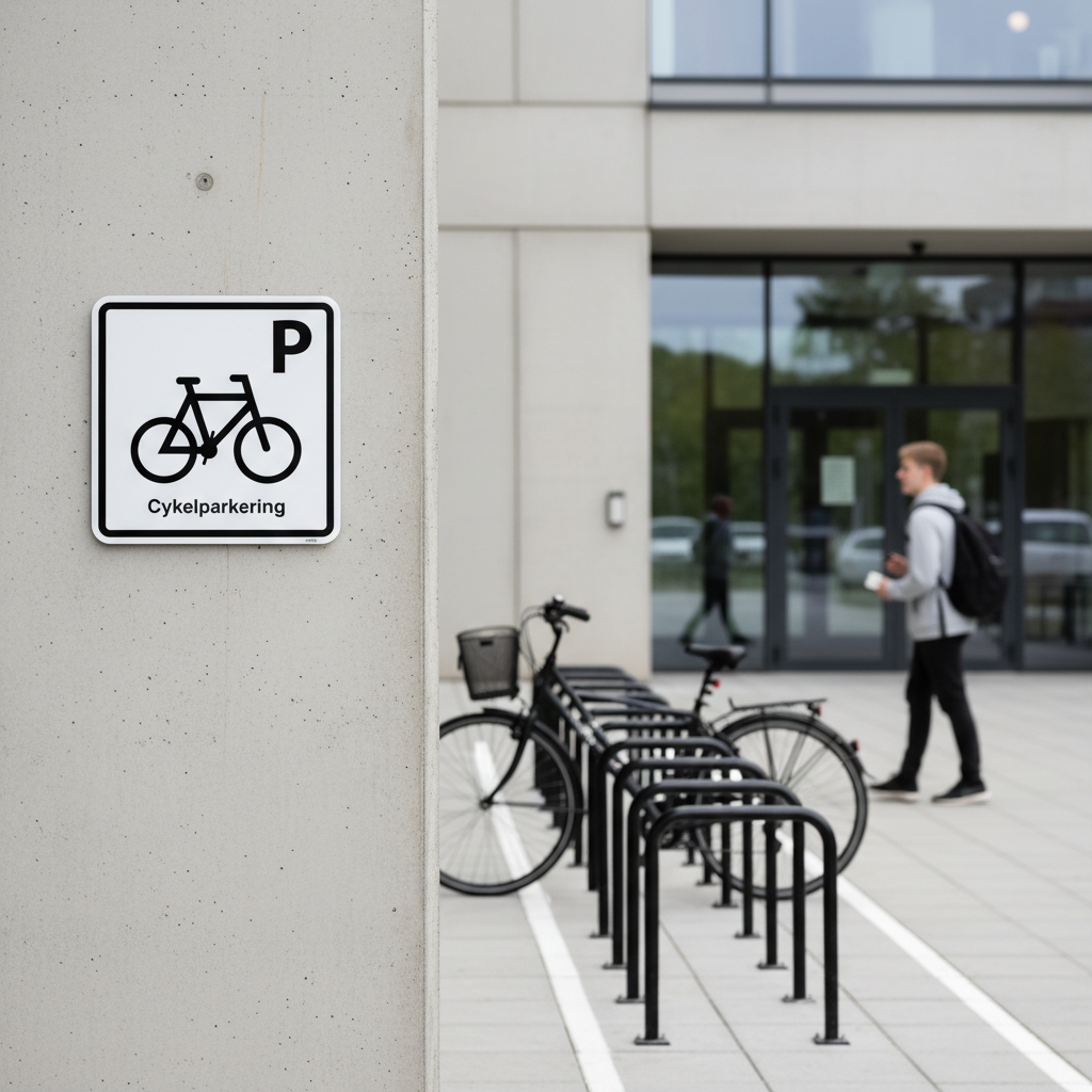 Cykelparkering skilt - Billede 2