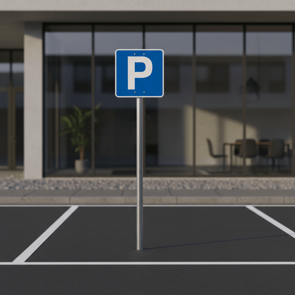 P Parkeringsskilt - Billede 3