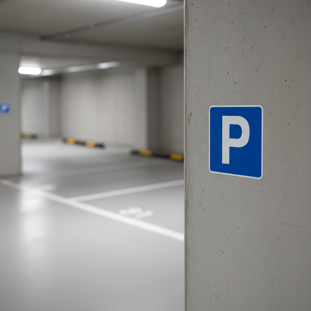 P Parkeringsskilt - Billede 2