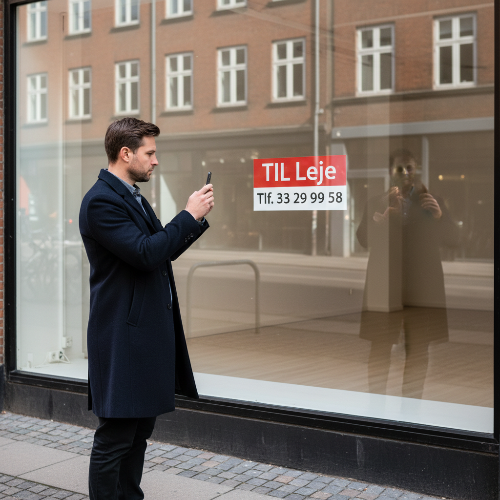 Til Leje Rød skilt - Billede 5