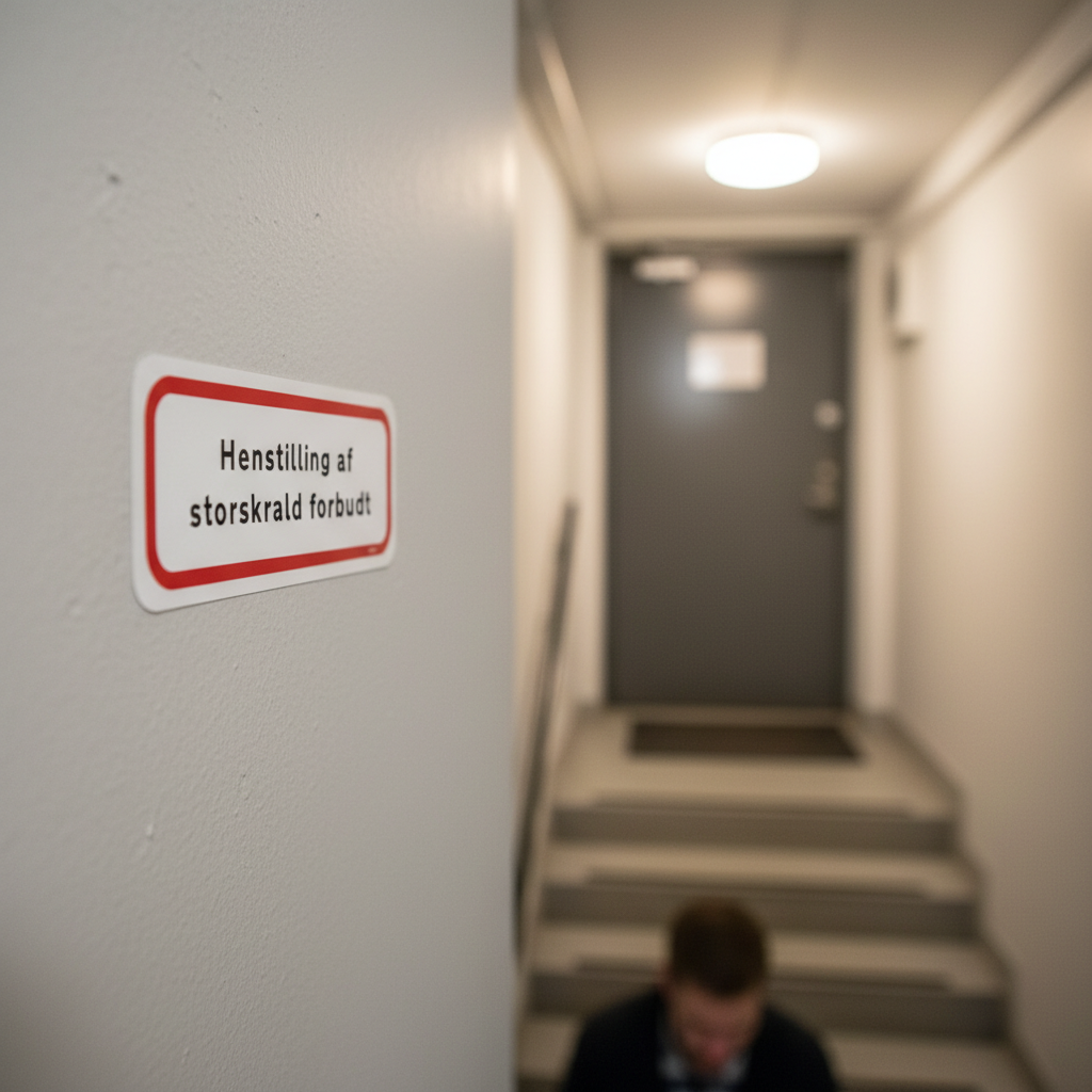 Henstililing af storskrald forbudt skilt - Billede 5