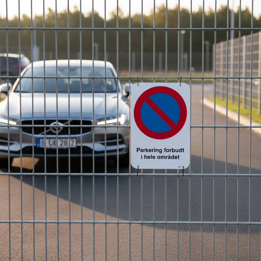 Parkering forbudt Hele området skilt - Billede 3