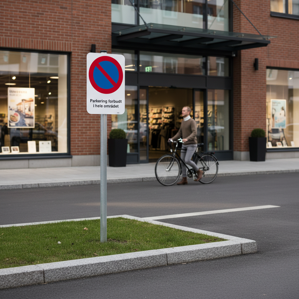 Parkering forbudt Hele området skilt - Billede 4