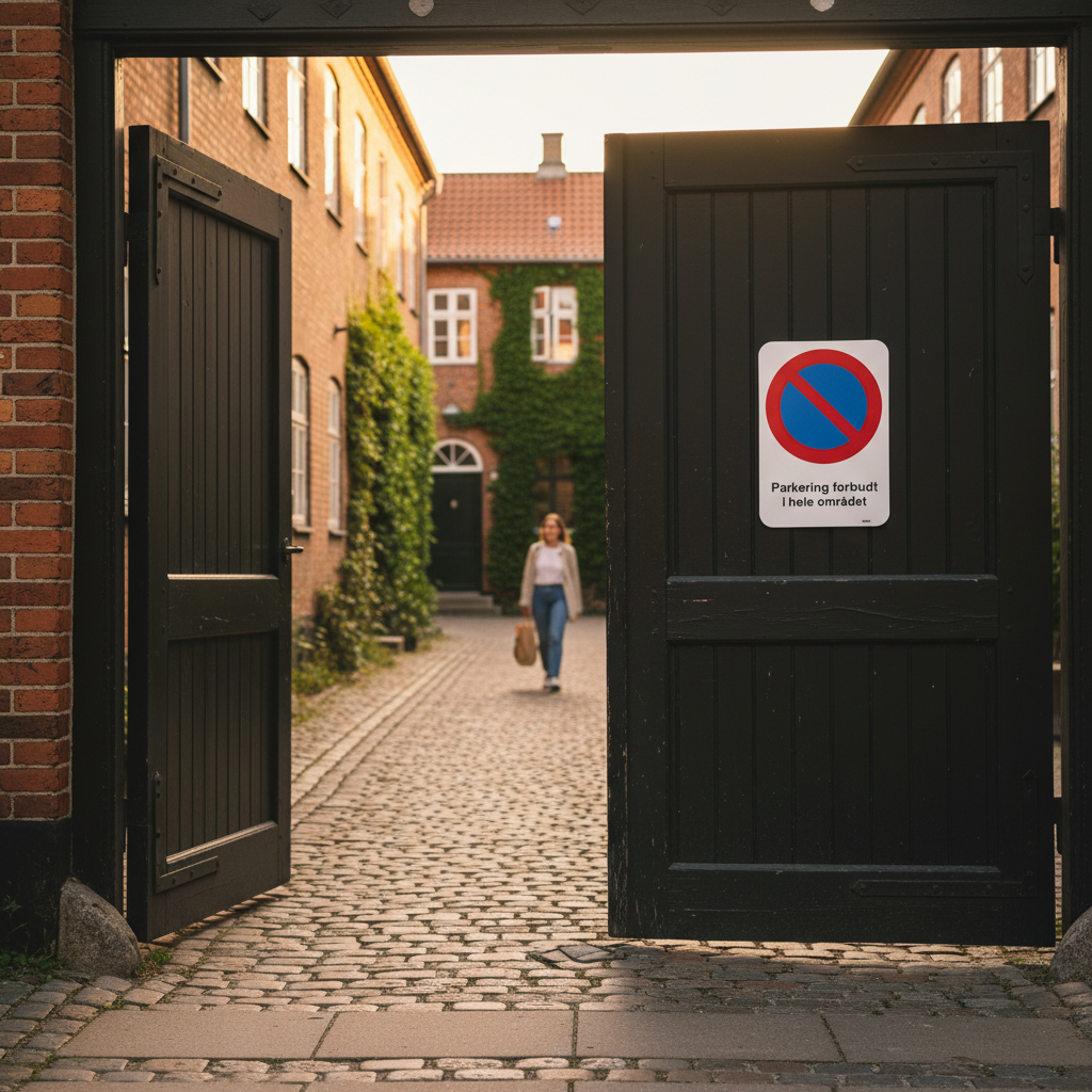 Parkering forbudt Hele området skilt - Billede 2