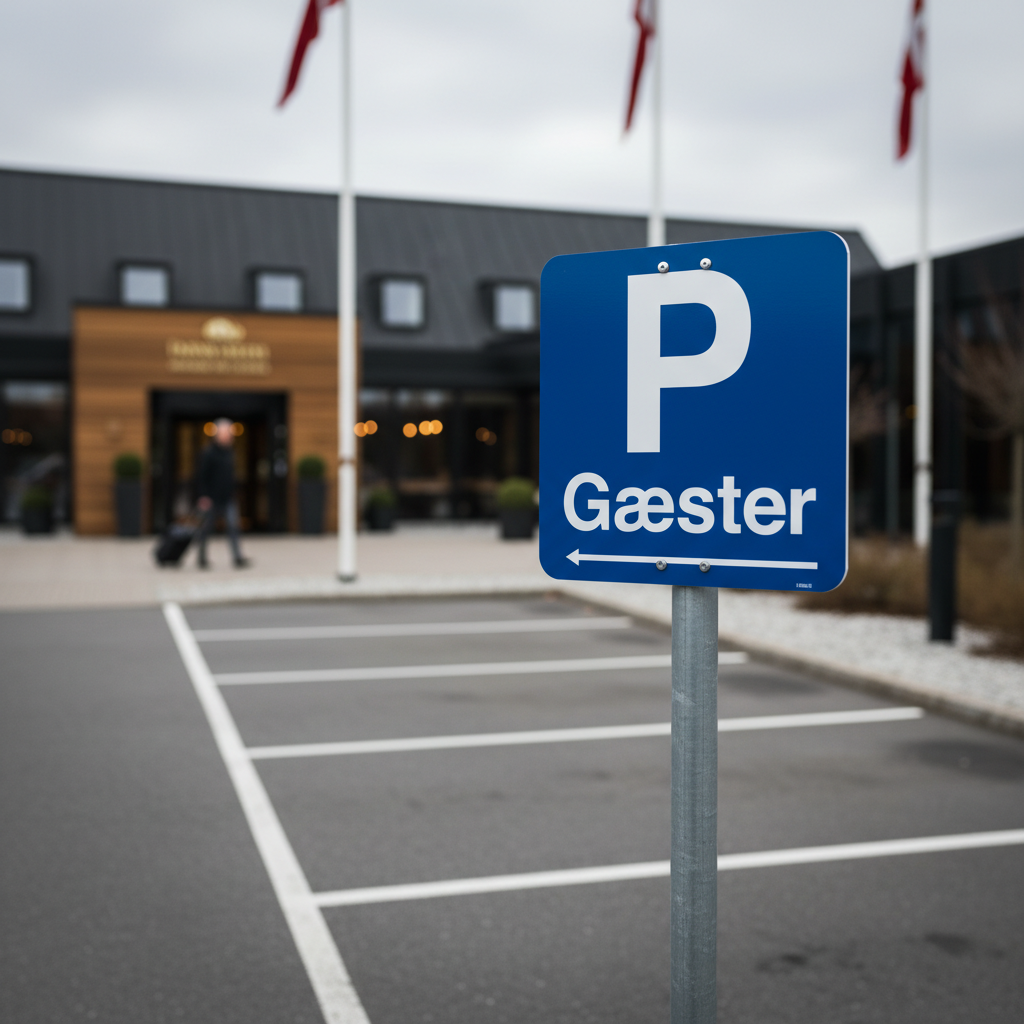 P Gæster pil parkeringsskilt - Billede 3