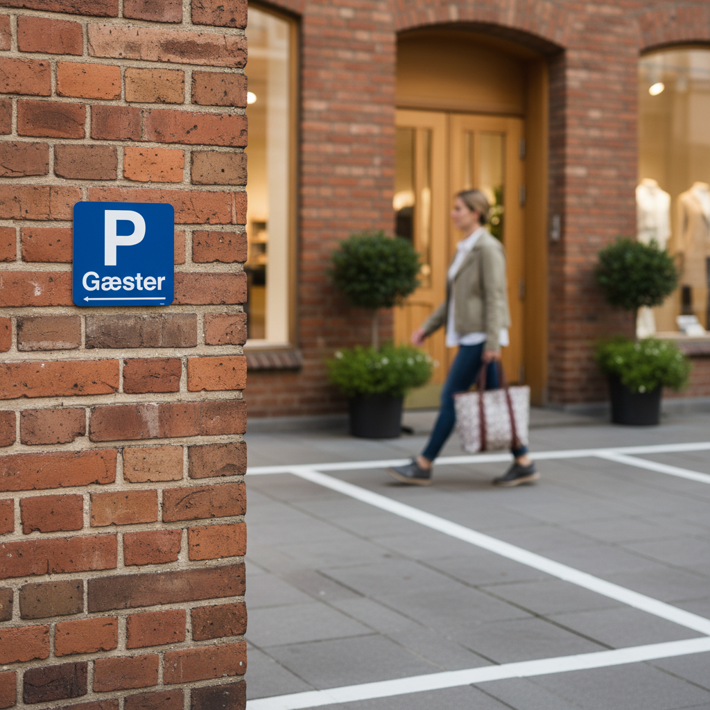 P Gæster pil parkeringsskilt - Billede 4