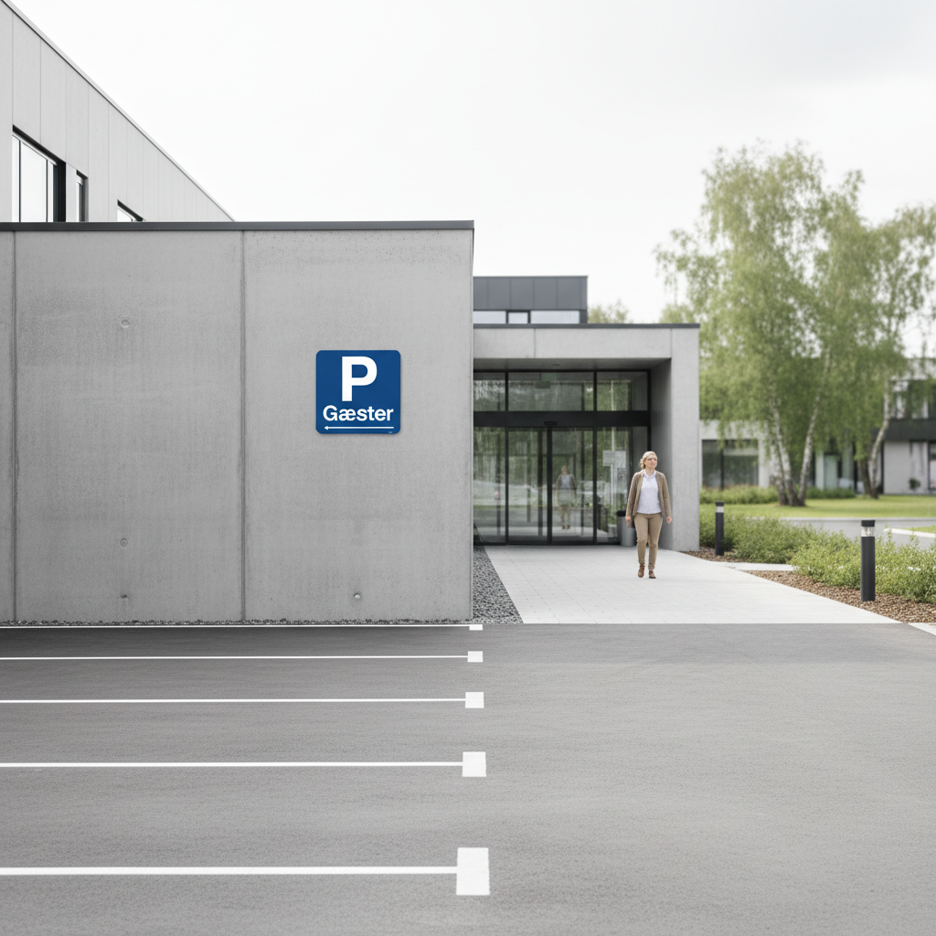 P Gæster pil parkeringsskilt - Billede 5