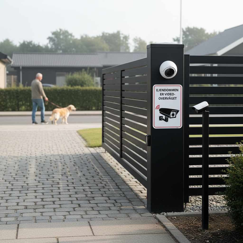 Ejendommen er videoovervåget skilt - Billede 2