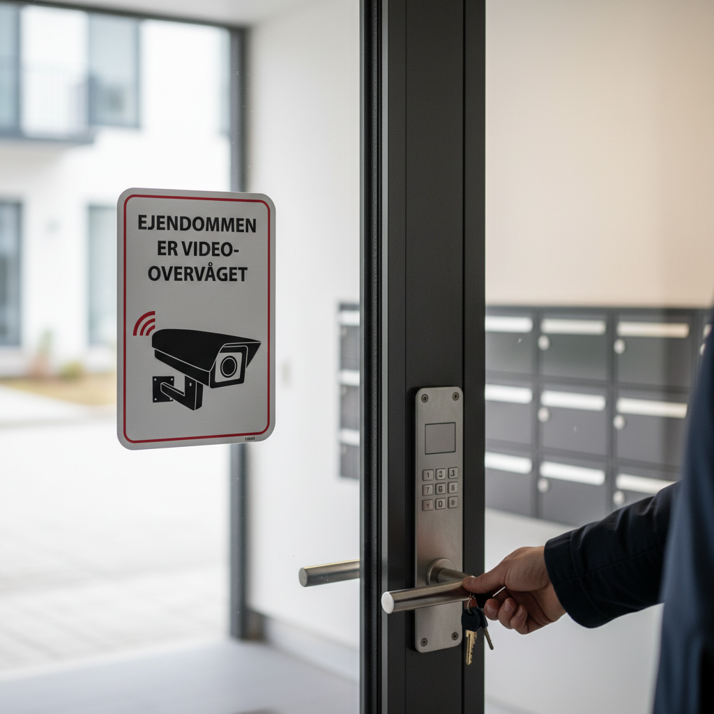 Ejendommen er videoovervåget skilt - Billede 5