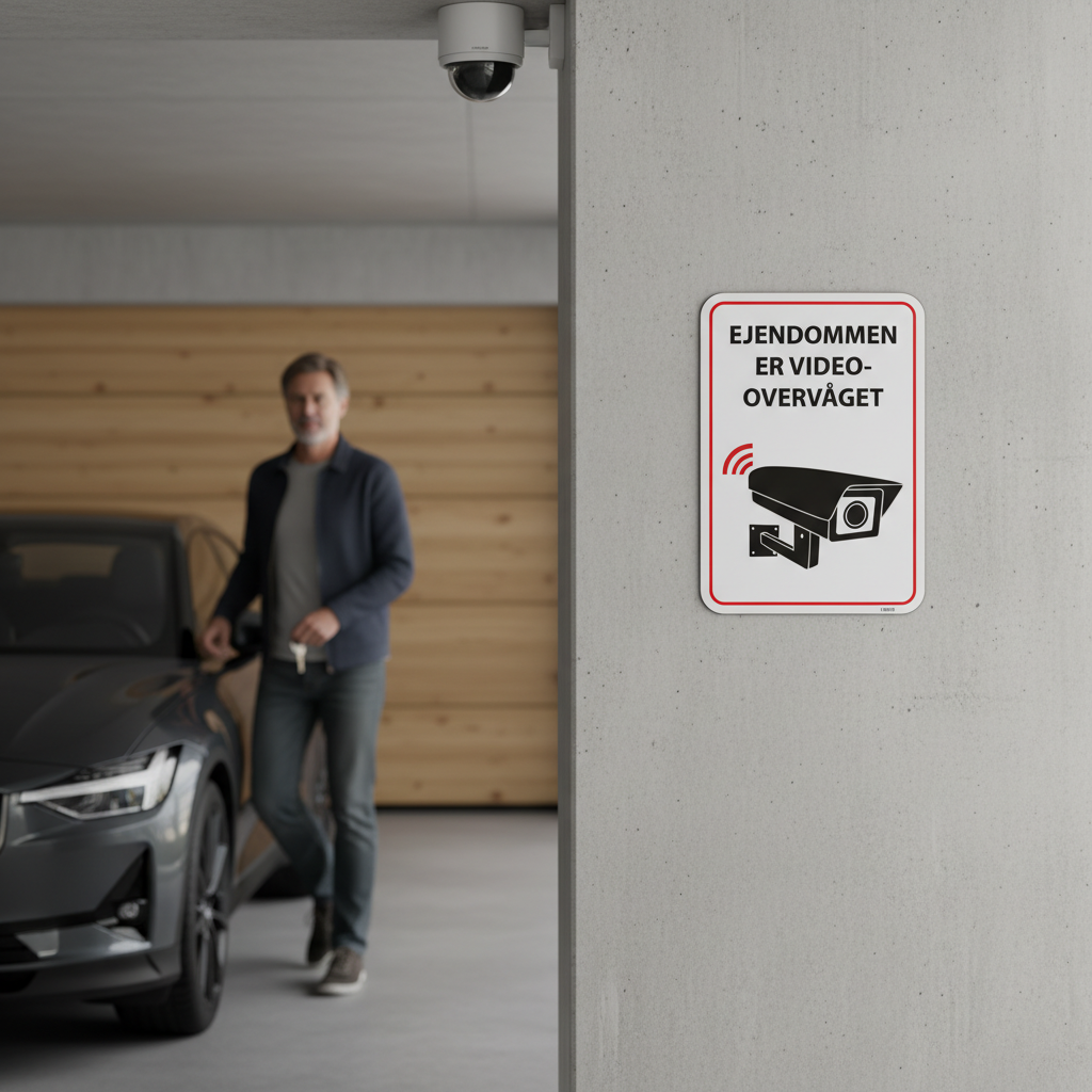 Ejendommen er videoovervåget skilt - Billede 4