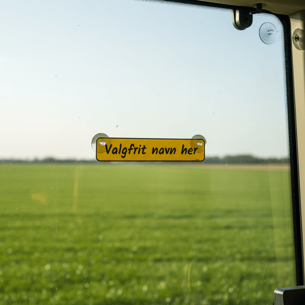 Gult truckerskilt - Billede 3