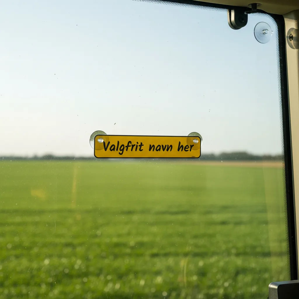 Gult truckerskilt - Billede 3