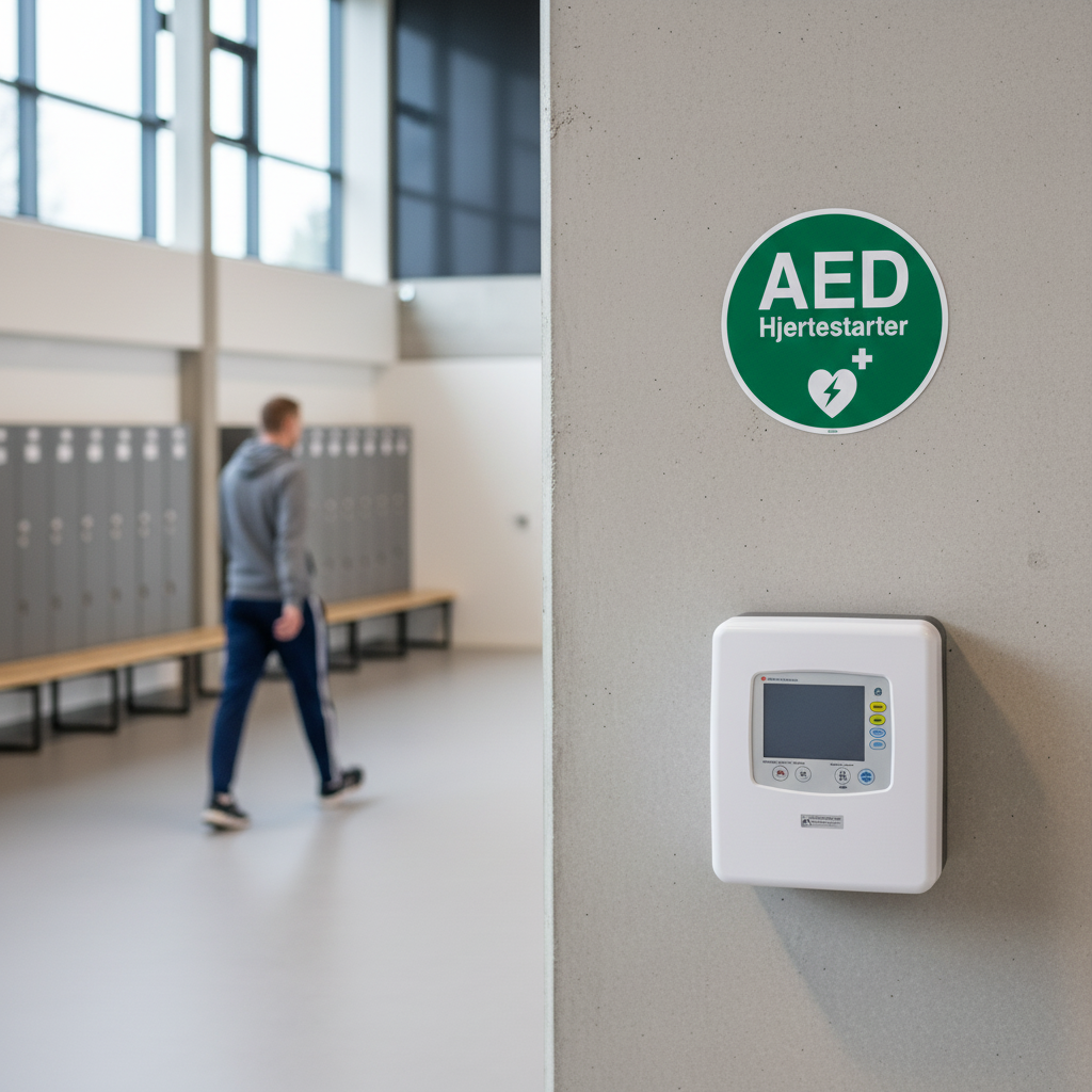 AED hjertestarter skilt - Billede 8