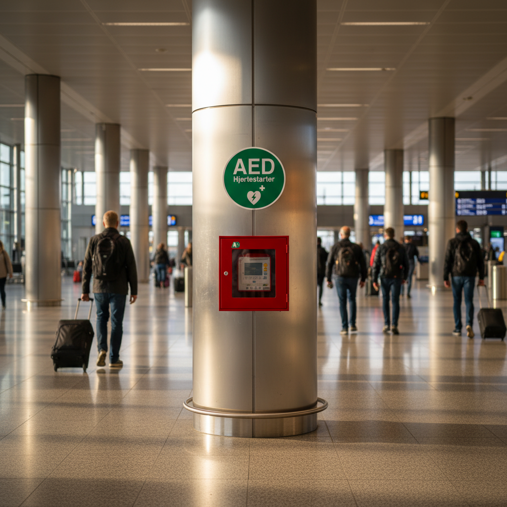 AED hjertestarter skilt - Billede 6