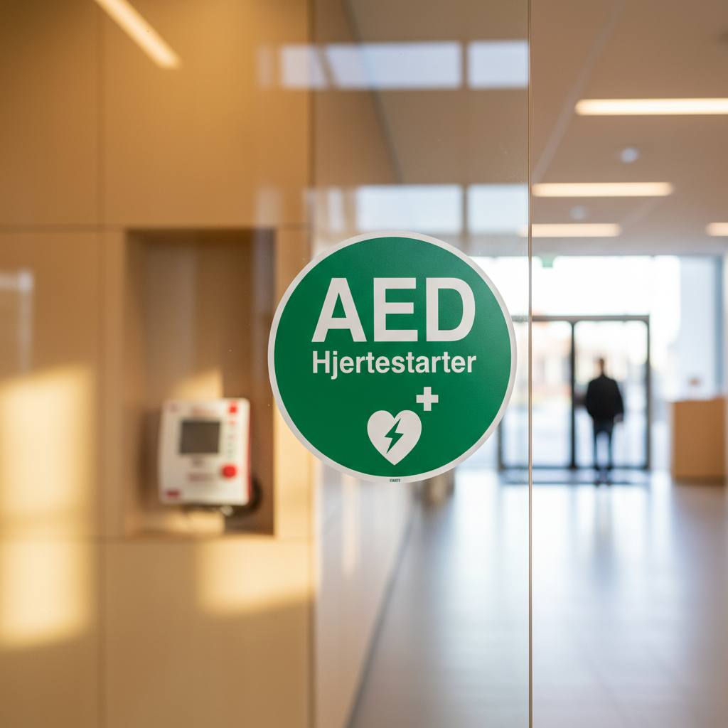 AED hjertestarter skilt - Billede 7