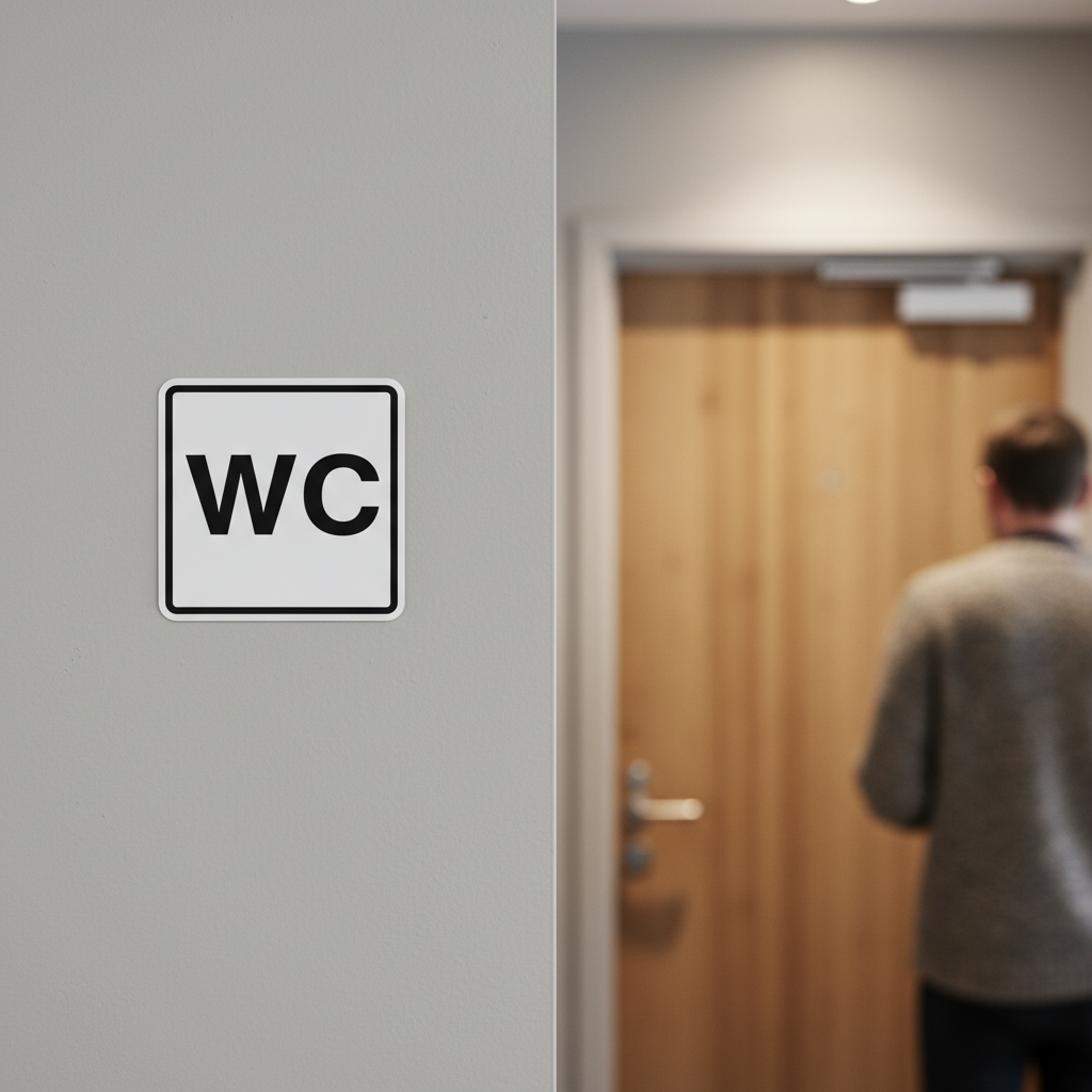 WC piktogram skilt - Billede 3