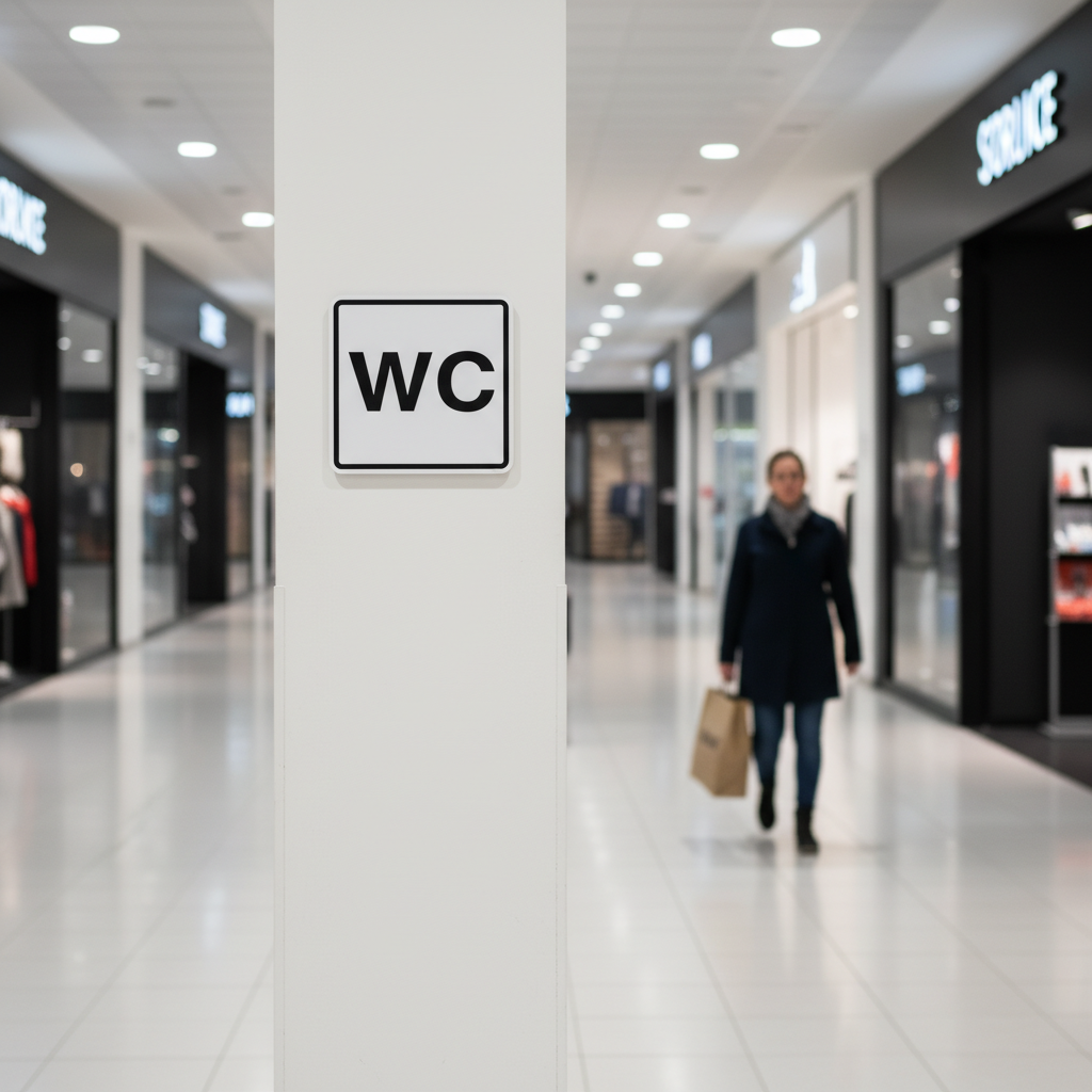 WC piktogram skilt - Billede 5