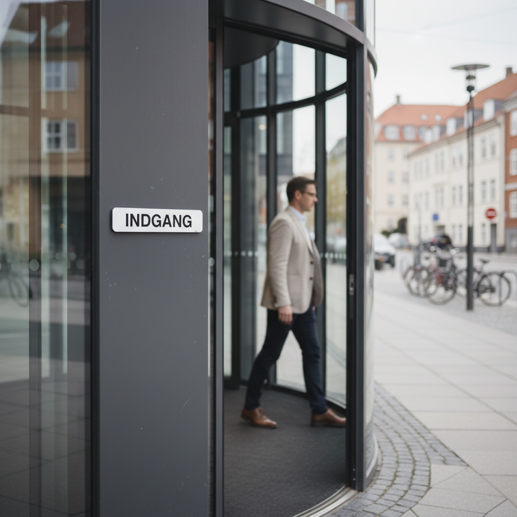 Indgang skilt - Billede 2