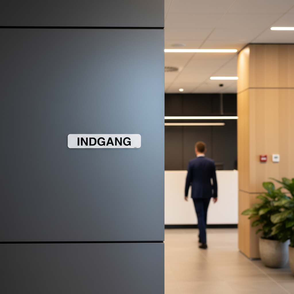 Indgang skilt - Billede 6