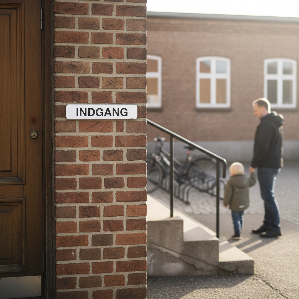 Indgang skilt - Billede 9