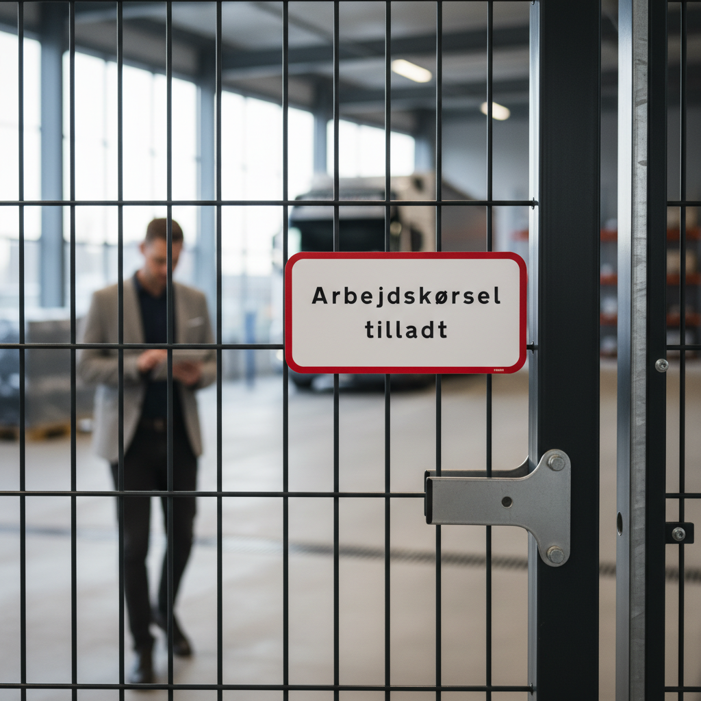 Arbejdskørsel tilladt UC20,8 Undertavle skilt - Billede 4