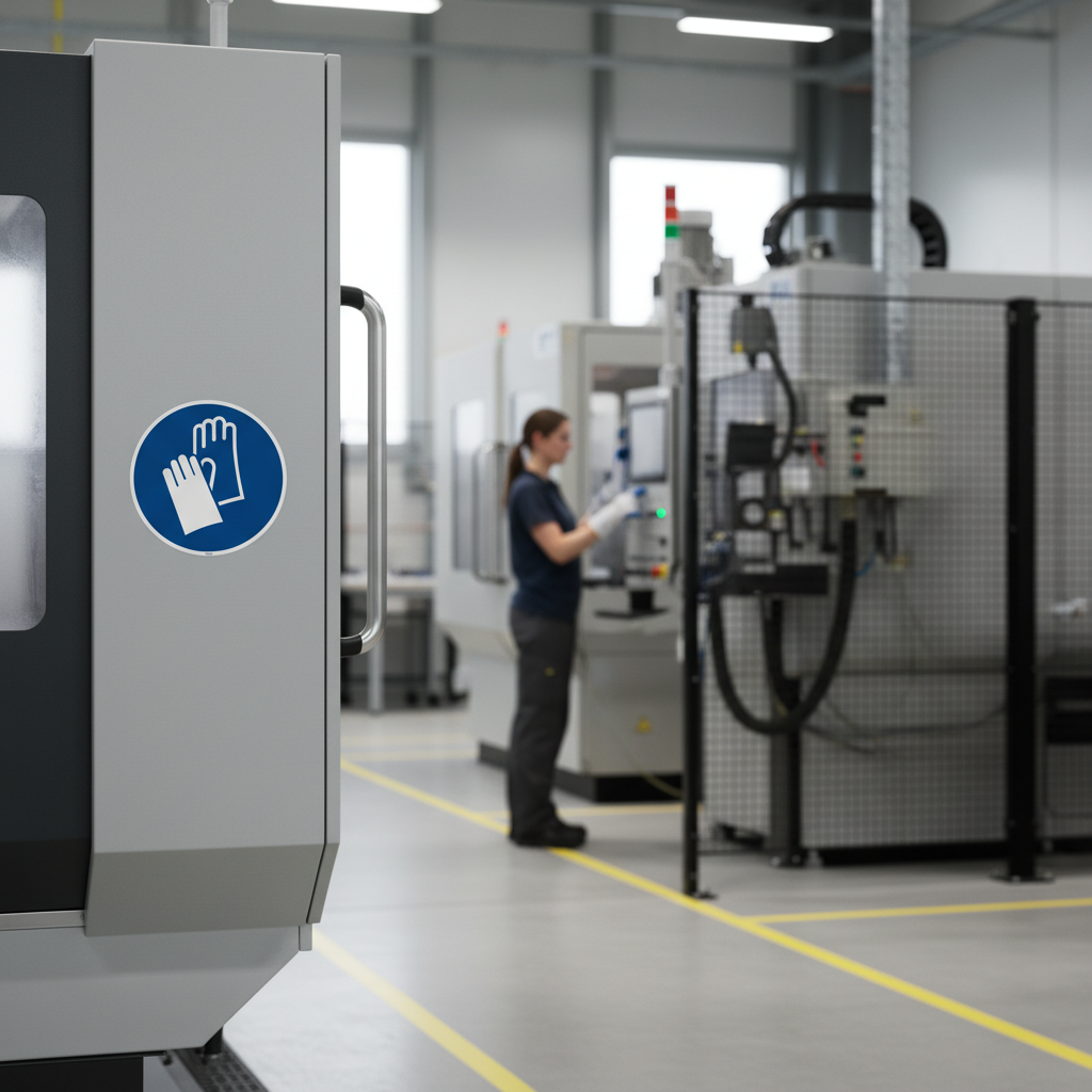 Beskyttelseshandsker påbudt skilt ISO M009 - Billede 2