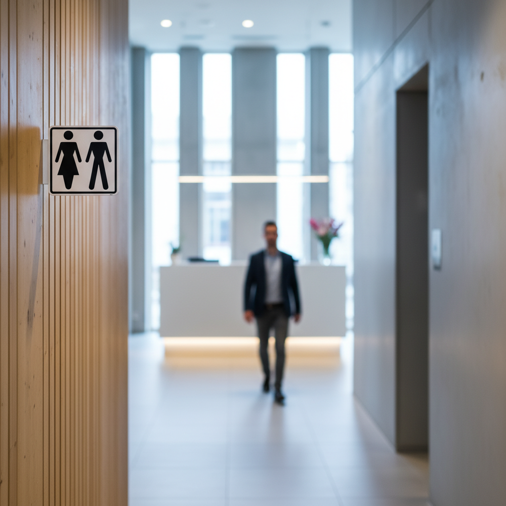 Damer Herre - piktogram skilt - Billede 5