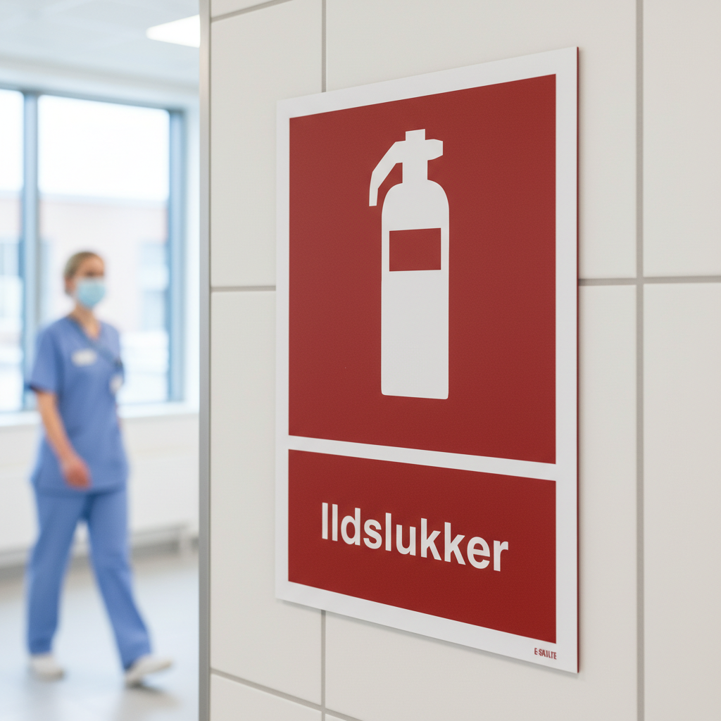 Ildslukker skilt - Billede 4