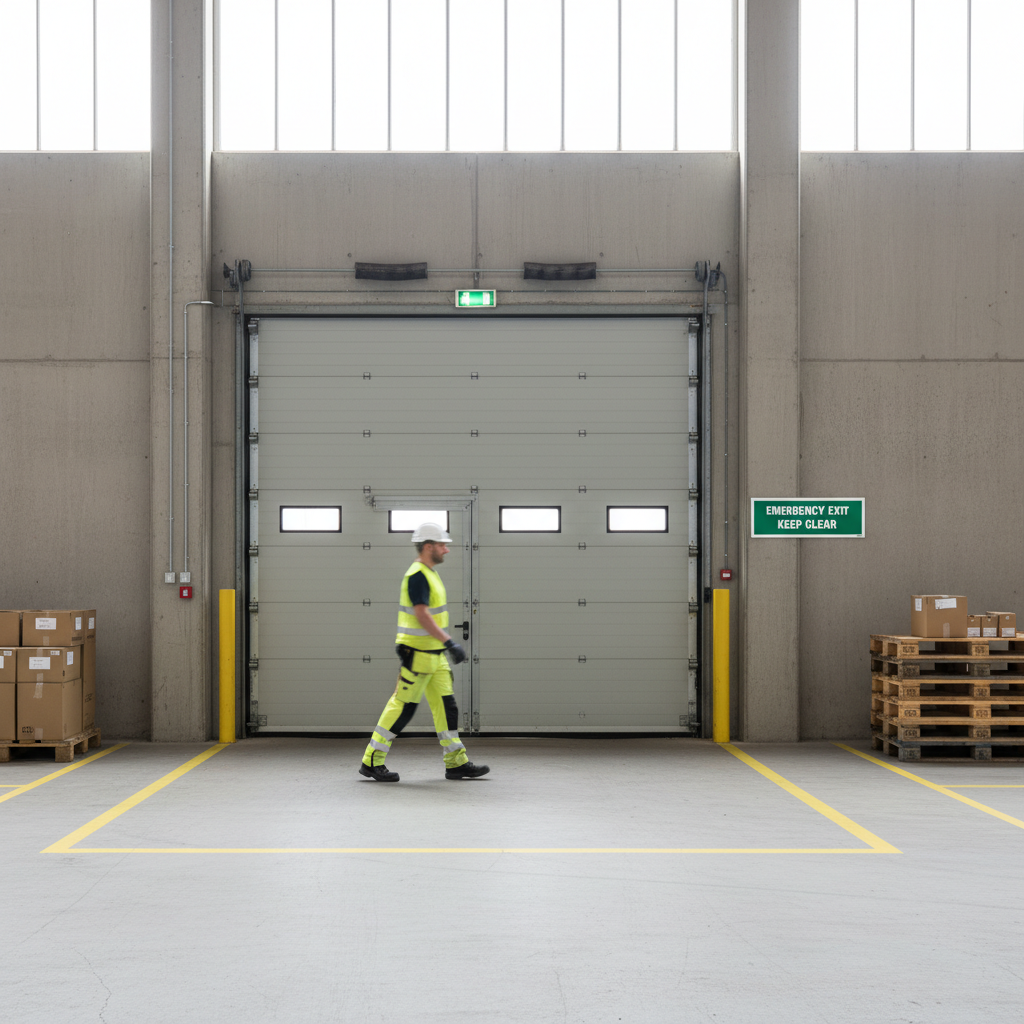 Emergency Exit Keep Clear skilt - Billede 5