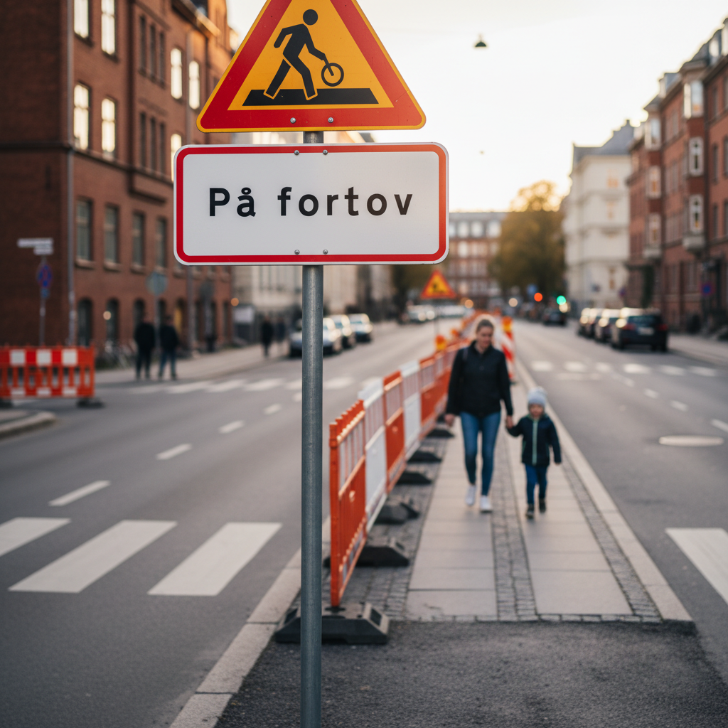 UA39,2 - På fortov skilt - Billede 4