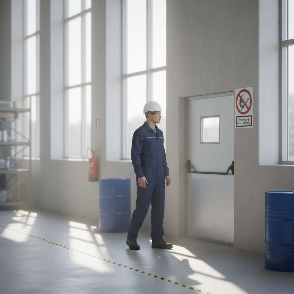 Rygning og åben ild forbudt skilt - Billede 5