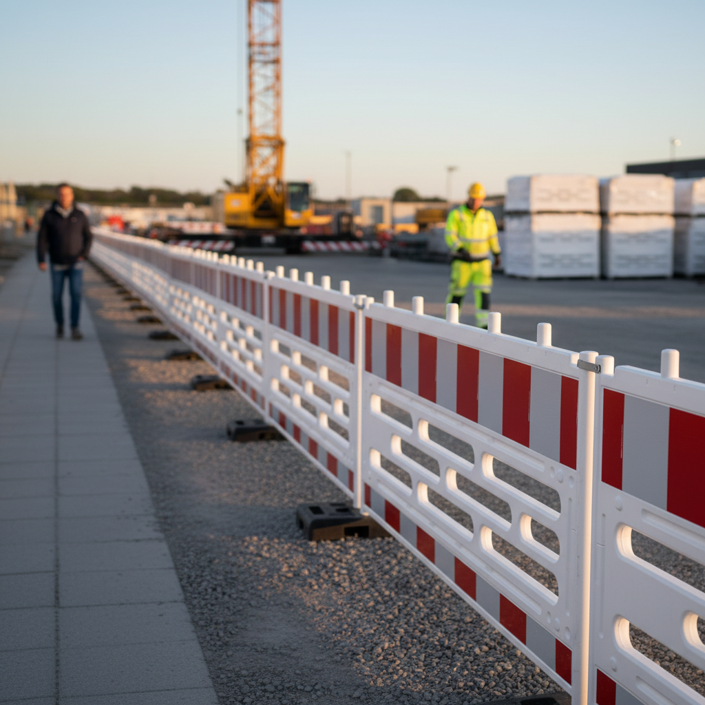 Afspærringshegn/spærrebom 2 meter - Billede 2