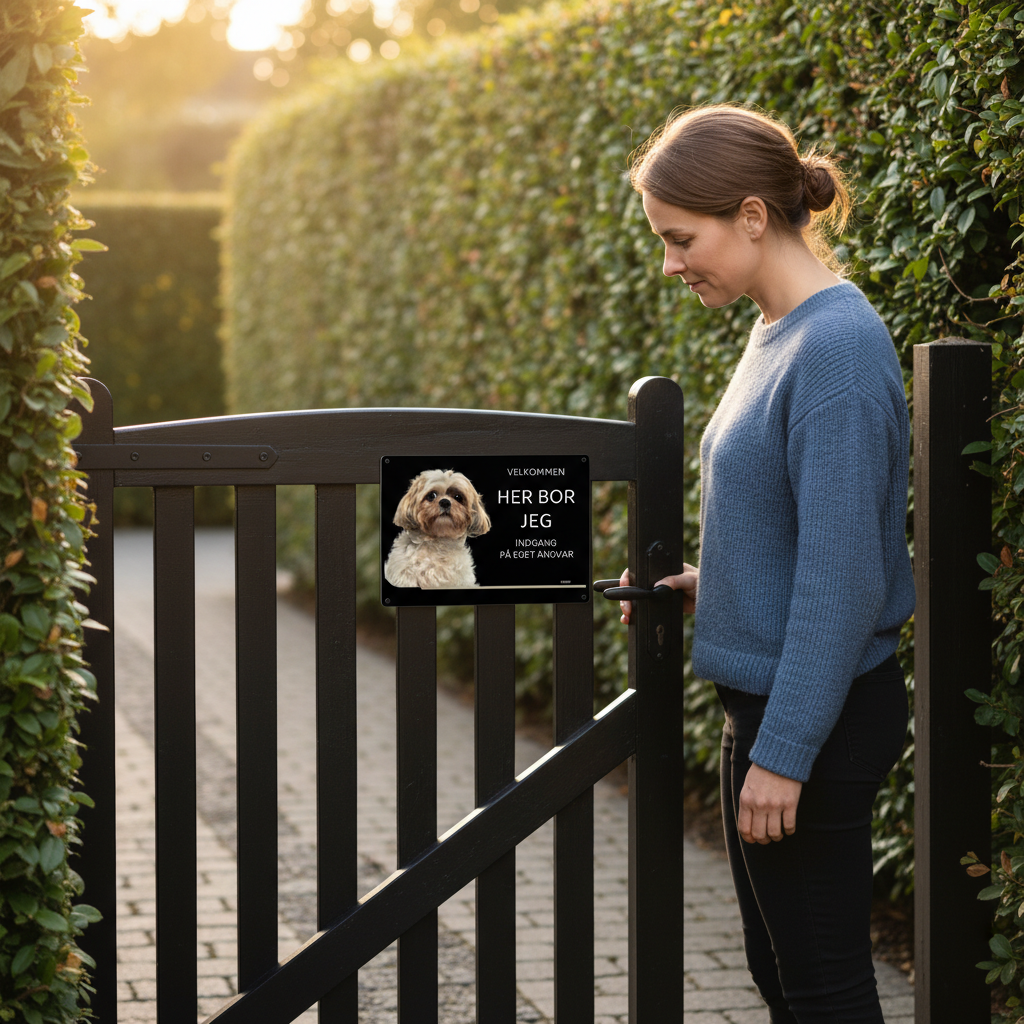 Her bor jeg skilt hund Shih tzu - Billede 5
