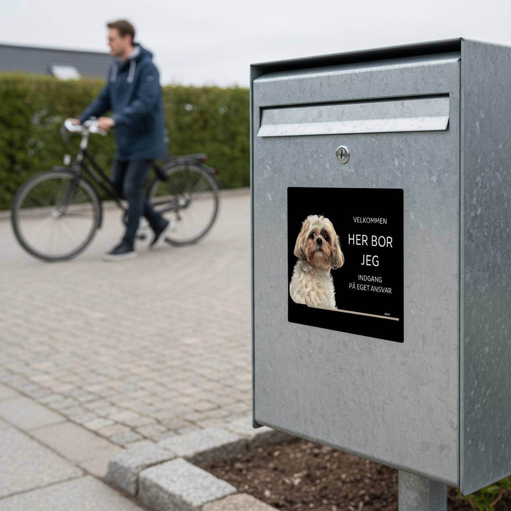 Her bor jeg skilt hund Shih tzu - Billede 2