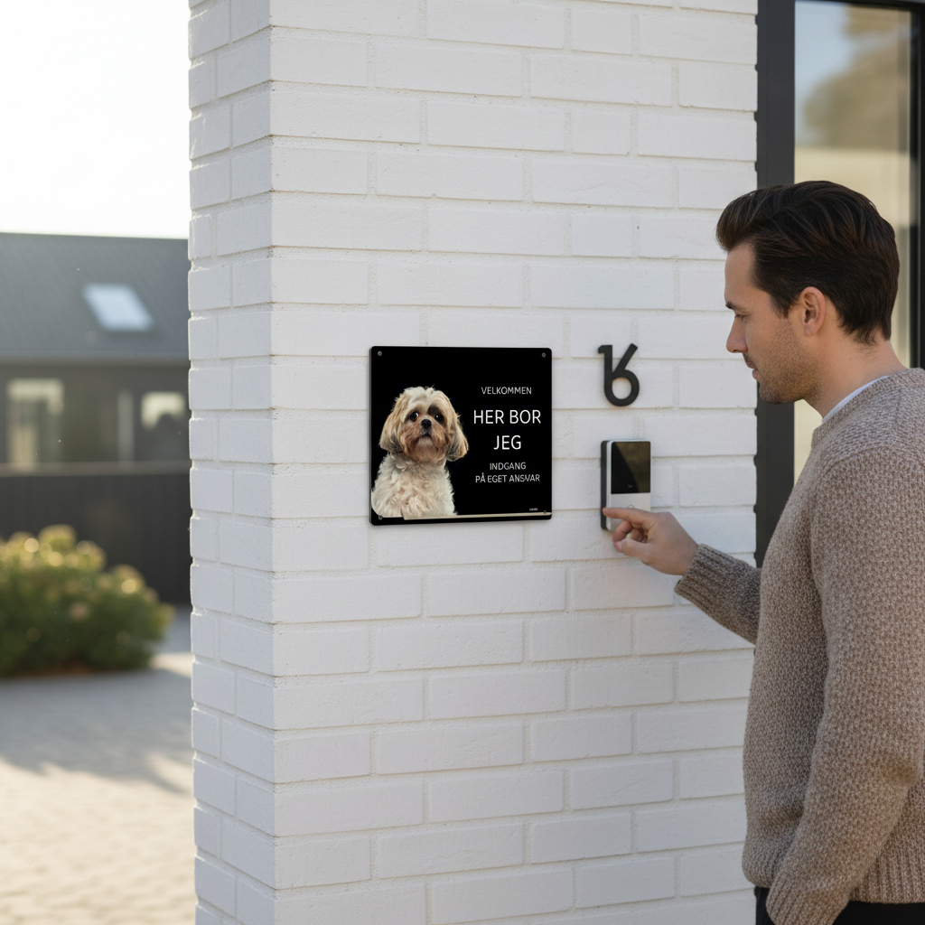 Her bor jeg skilt hund Shih tzu - Billede 4