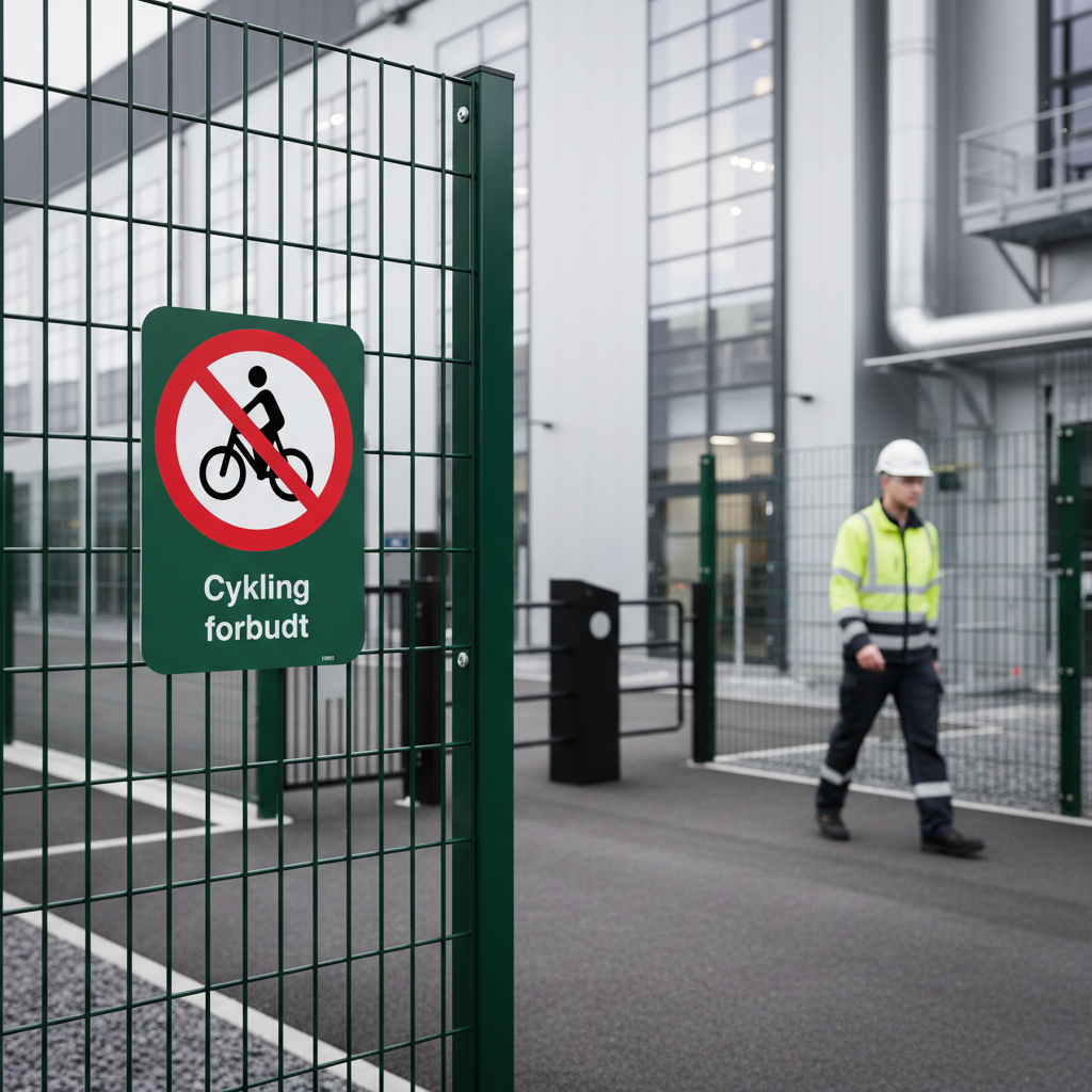Cykling forbudt skilt - Billede 3