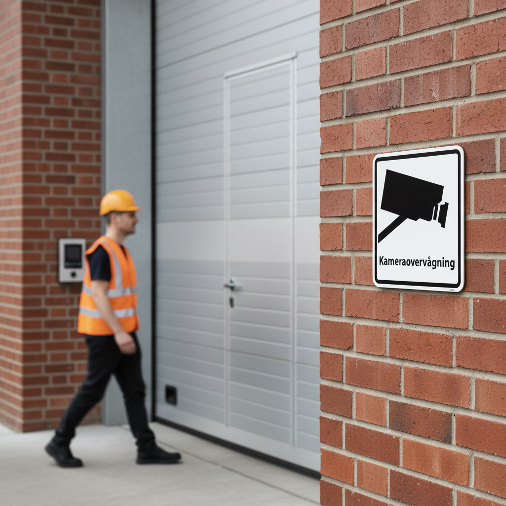 Kameraovervågning skilt - Billede 3
