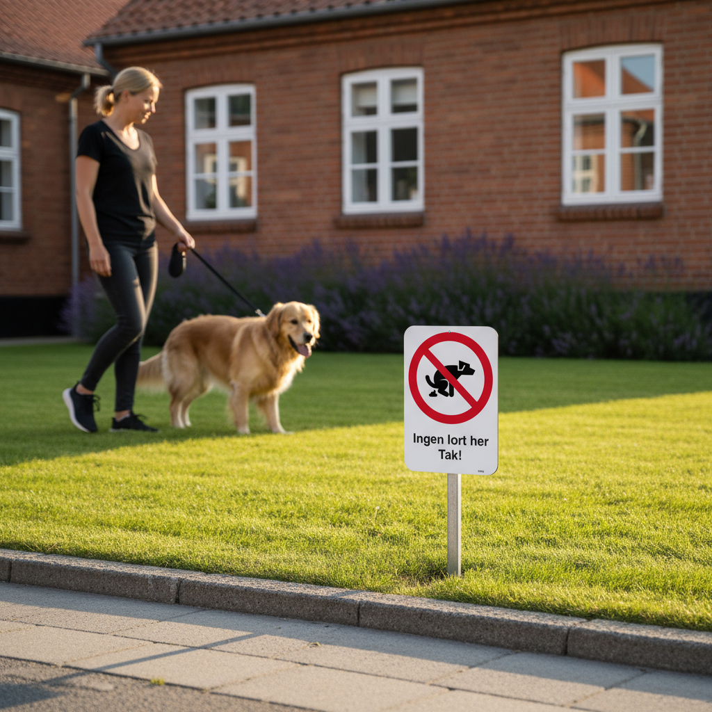 Ingen lort her tak skilt - Billede 2